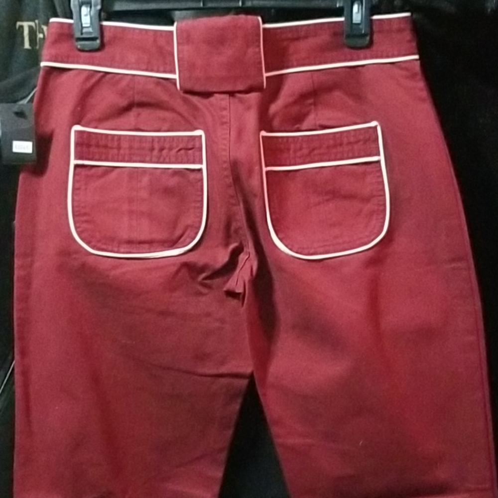 Marc Jacobs RN 103927 size 6 burgundy pants - Picture 4 of 14